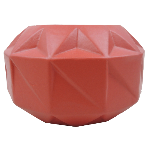Vouwvaas poppy red aardewerk vaas rood hinck amsterdam woonaccessoires met bijzondere texturen met oog voor detail van een hoge kwaliteit