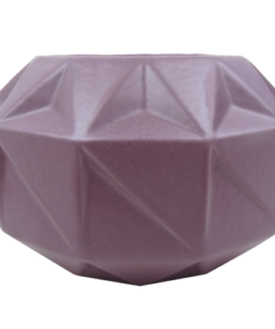 Vouwvaas purple rain aardewerk vaas paars hinck amsterdam woonaccessoires met bijzondere texturen met oog voor detail van een hoge kwaliteit