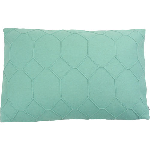 Uitgelezene hexagon aqua | hinck kussen blauw | woonaccessoires DB-46