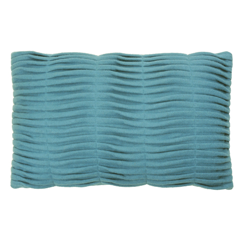 optie De kaping small wave petrol blue | hinck kussen blauw | woonaccessoires