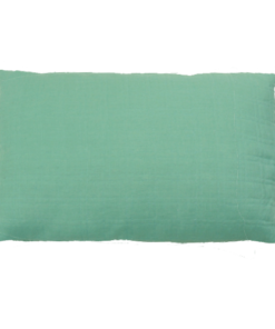 excel linnen aqua kussen blauw hinck amsterdam woonaccessoires met bijzondere texturen met oog voor detail van een hoge kwaliteit