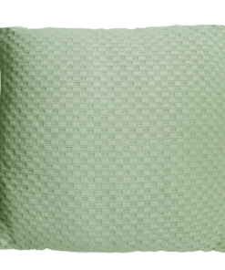 grove weving mintgreen large kussen hinck amsterdam woonaccessoires met bijzondere texturen met oog voor detail van een hoge kwaliteit