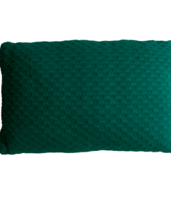 grove weving cadmium green small kussen hinck amsterdam woonaccessoires met bijzondere texturen met oog voor detail van een hoge kwaliteit