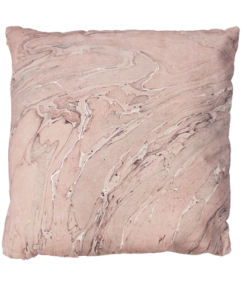 Marble pink roze zachtroze oudroze marmer goud kussen hinck amsterdam katoen digital printing 50x50cm woonaccessoires met bijzondere texturen met oog voor detail, handgemaakt en of handgeweven