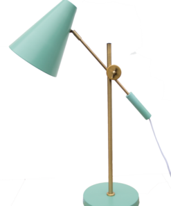 Lamp koper peacockgreen Bureaulamp staande lamp tafellamp goud blauw aqua hinck amsterdam woonaccessoires met bijzondere texturen met oog voor detail, handgemaakt en of handgeweven