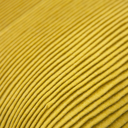 string katoenjersey/linnen mustard detail kussen mosterd groen geel hinck amsterdam jersey 40x40cm woonaccessoires met bijzondere texturen met oog voor detail, handgemaakt en of handgeweven