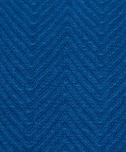 herringbone cobalt blue detail kussen blauw kobalt fel hinck amsterdam katoen 55x55cm woonaccessoires met bijzondere texturen met oog voor detail, handgemaakt en of handgeweven