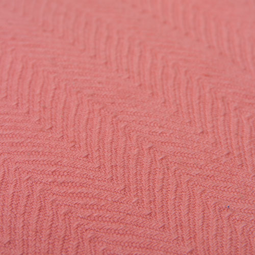 herringbone flamingo detail kussen roze hinck amsterdam katoen 55x55cm woonaccessoires met bijzondere texturen met oog voor detail, handgemaakt en of handgeweven