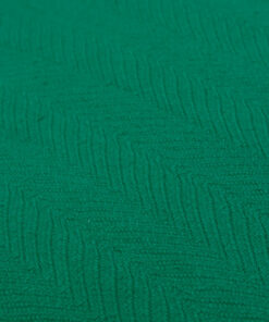 herringbone peppergreen detail kussen fel diep groen hinck amsterdam katoen 55x55cm woonaccessoires met bijzondere texturen met oog voor detail, handgemaakt en of handgeweven