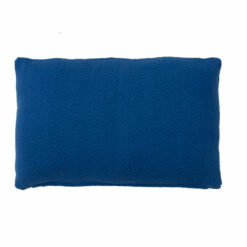 herringbone cobaltblue kussen blauw kobalt fel hinck amsterdam katoen 35x55cm woonaccessoires met bijzondere texturen met oog voor detail, handgemaakt en of handgeweven