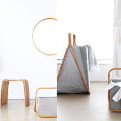 Interieur inspiratie bamboe bamboo kruk spiegel wasmand mand nieuwste trend vernieuwend hinck amsterdam woonaccessoires